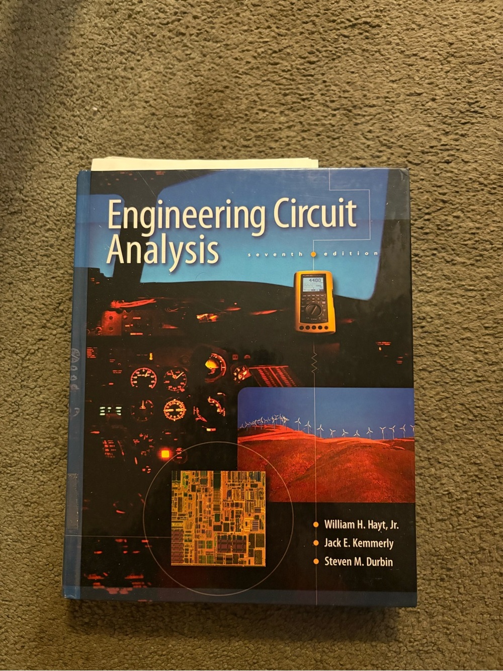 Engineering Circuit Analysis Textbook - Blue Cover